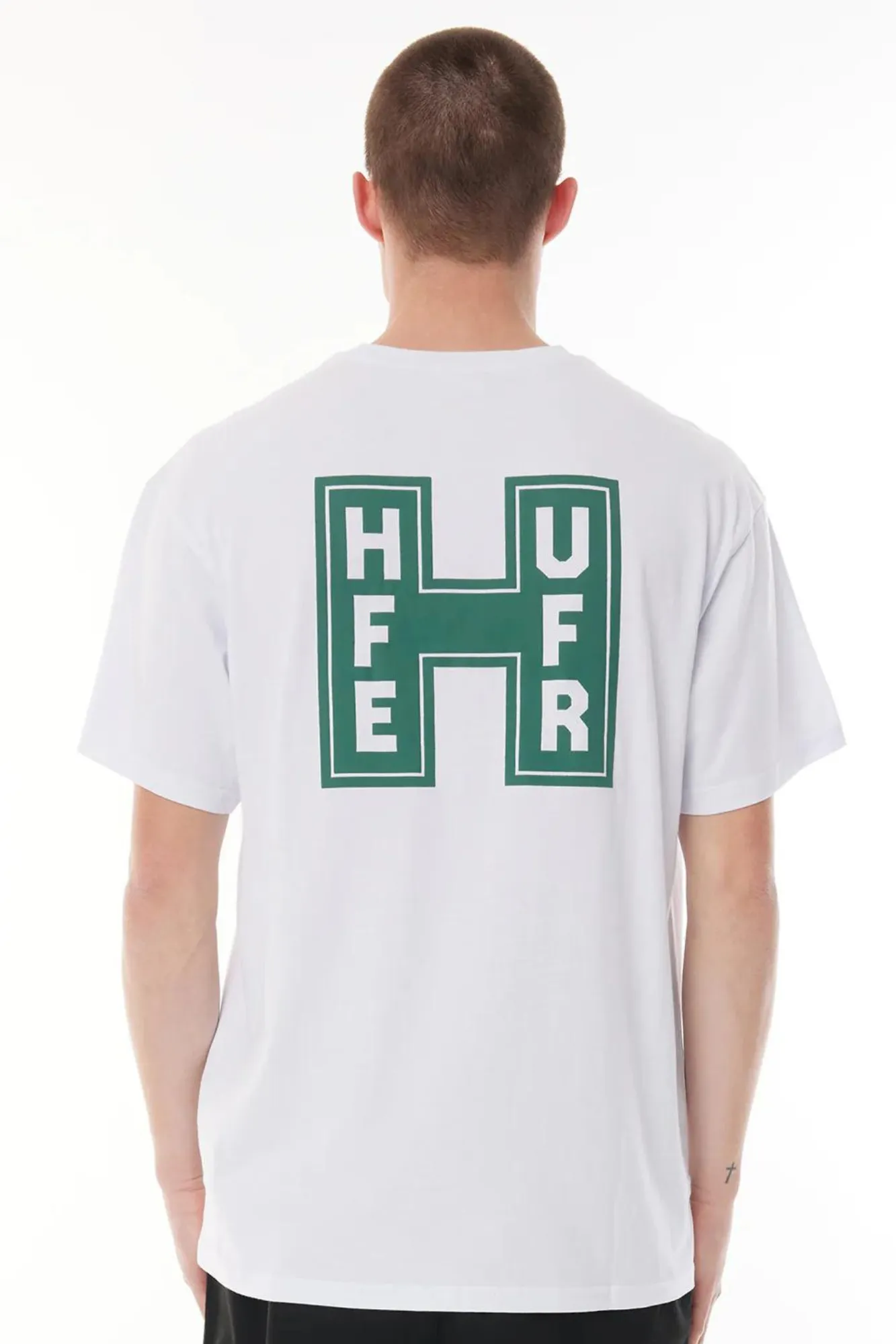 Huffer Mens Classic Tee/Contained White sold by Shine On product image thumbnail 5