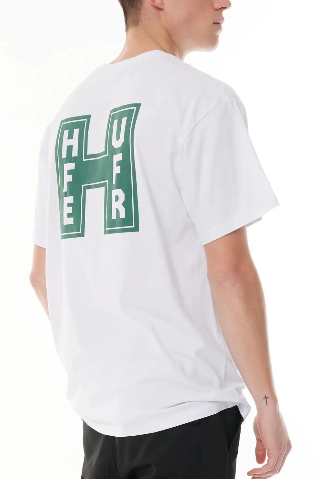 Huffer Mens Classic Tee/Contained White sold by Shine On product image thumbnail 2