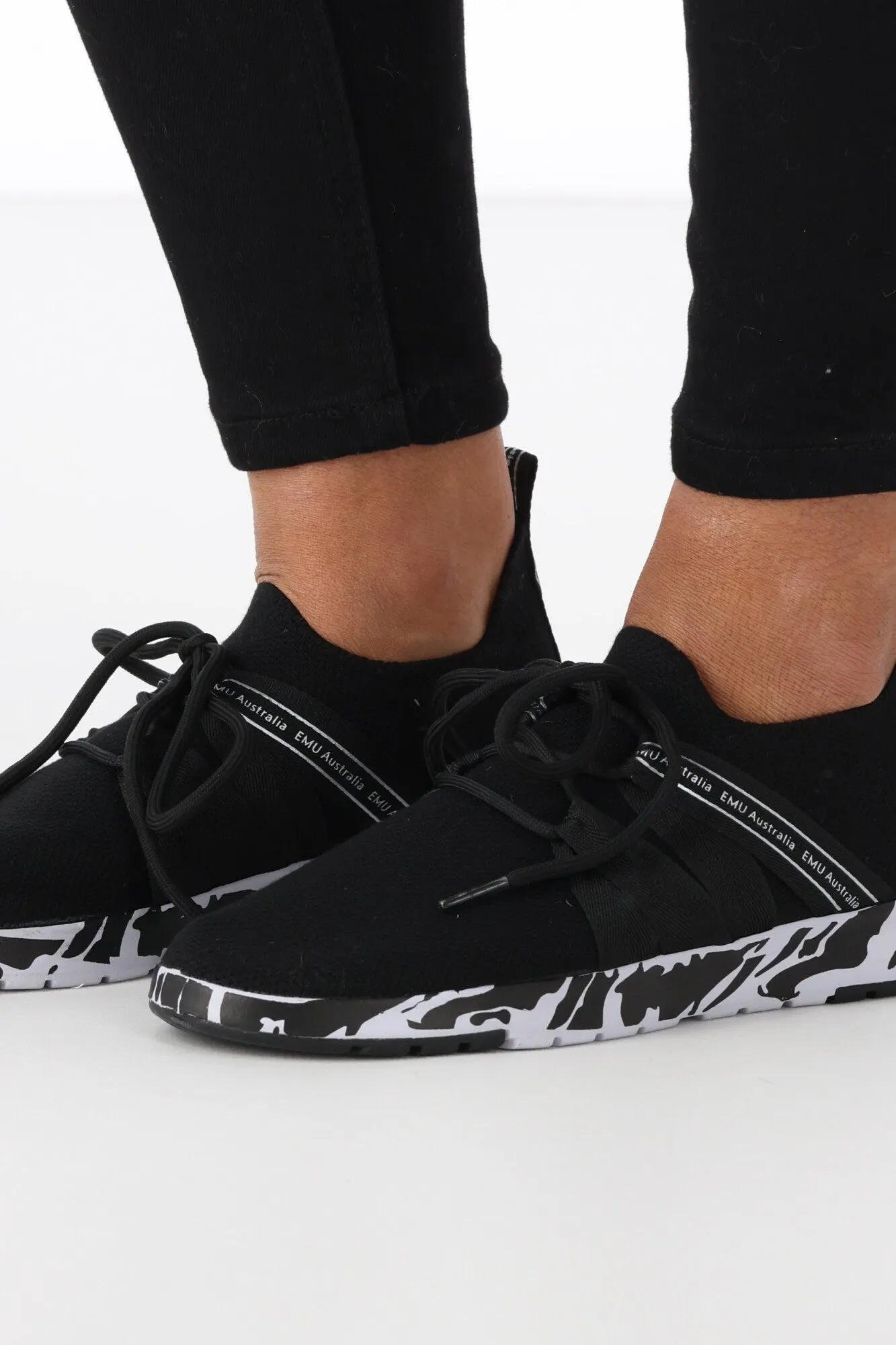 Emu Leura Swirl Sneaker Black sold by Shine On product image thumbnail 5