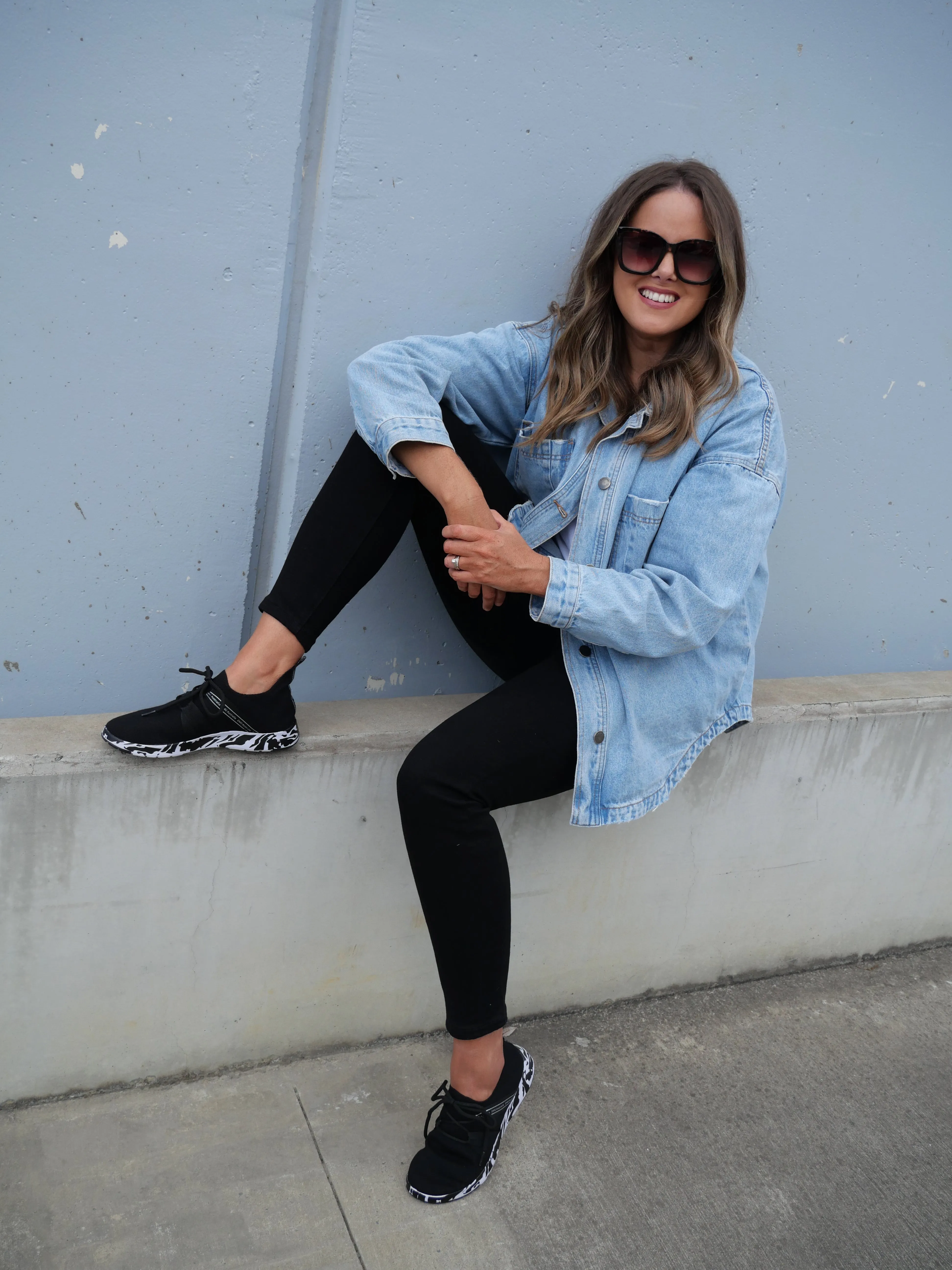 Emu Leura Swirl Sneaker Black sold by Shine On