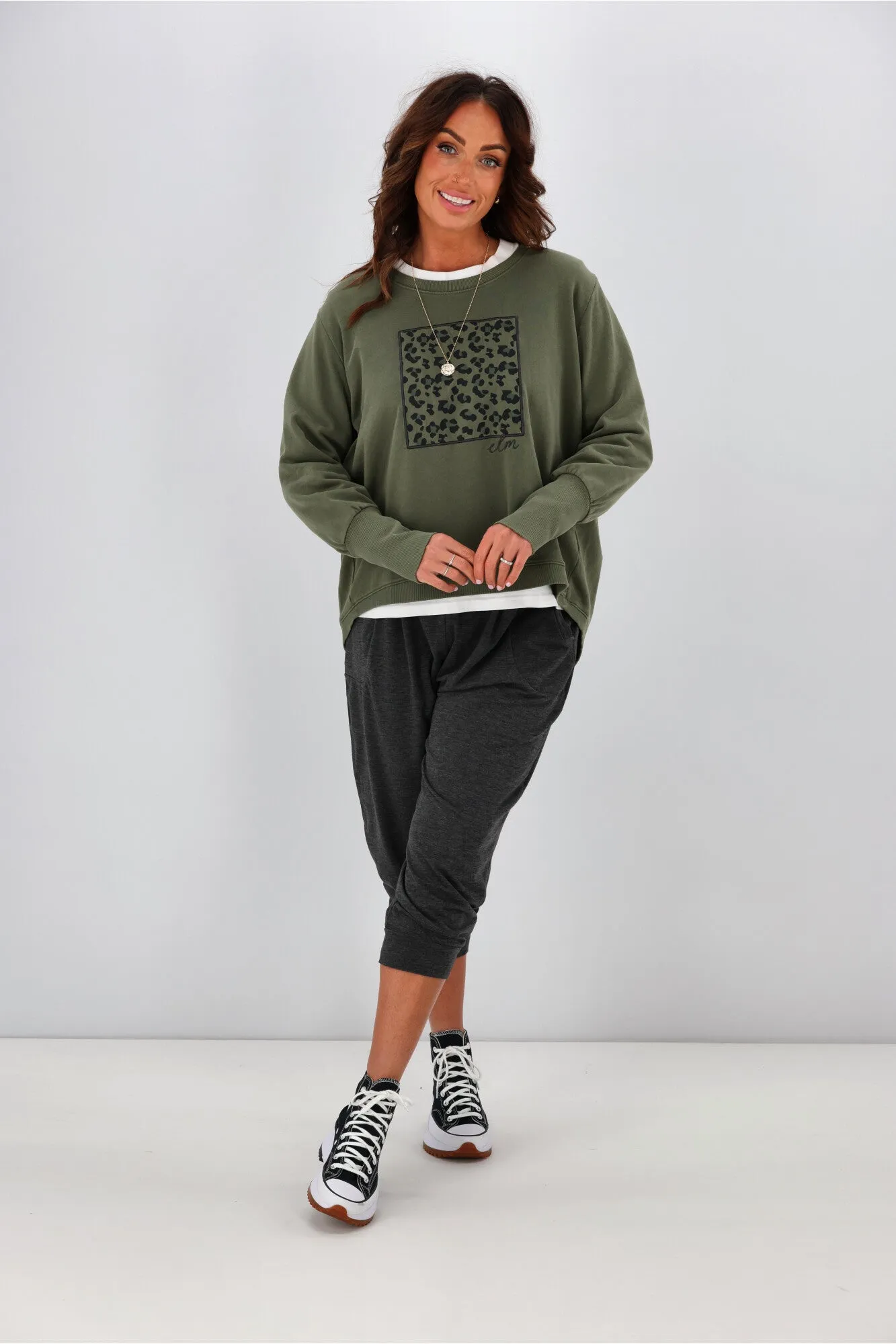 Elm Wild Card Crew Four Leaf Clover sold by Shine On product image thumbnail 4