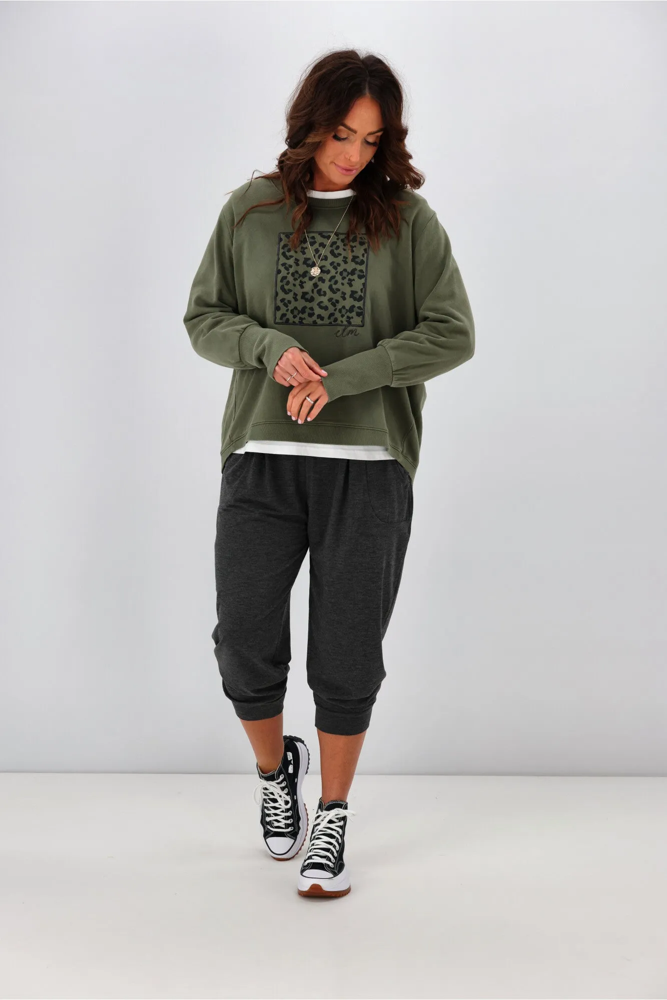 Elm Wild Card Crew Four Leaf Clover sold by Shine On product image thumbnail 3