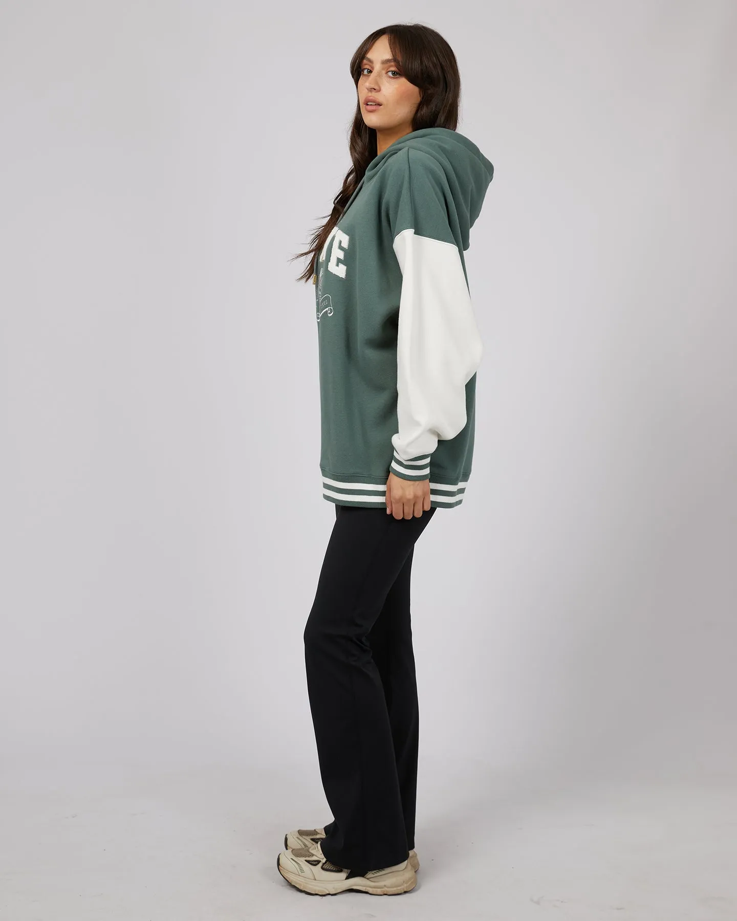 All About Eve National Contrast Hoody Green sold by Shine On product image thumbnail 5