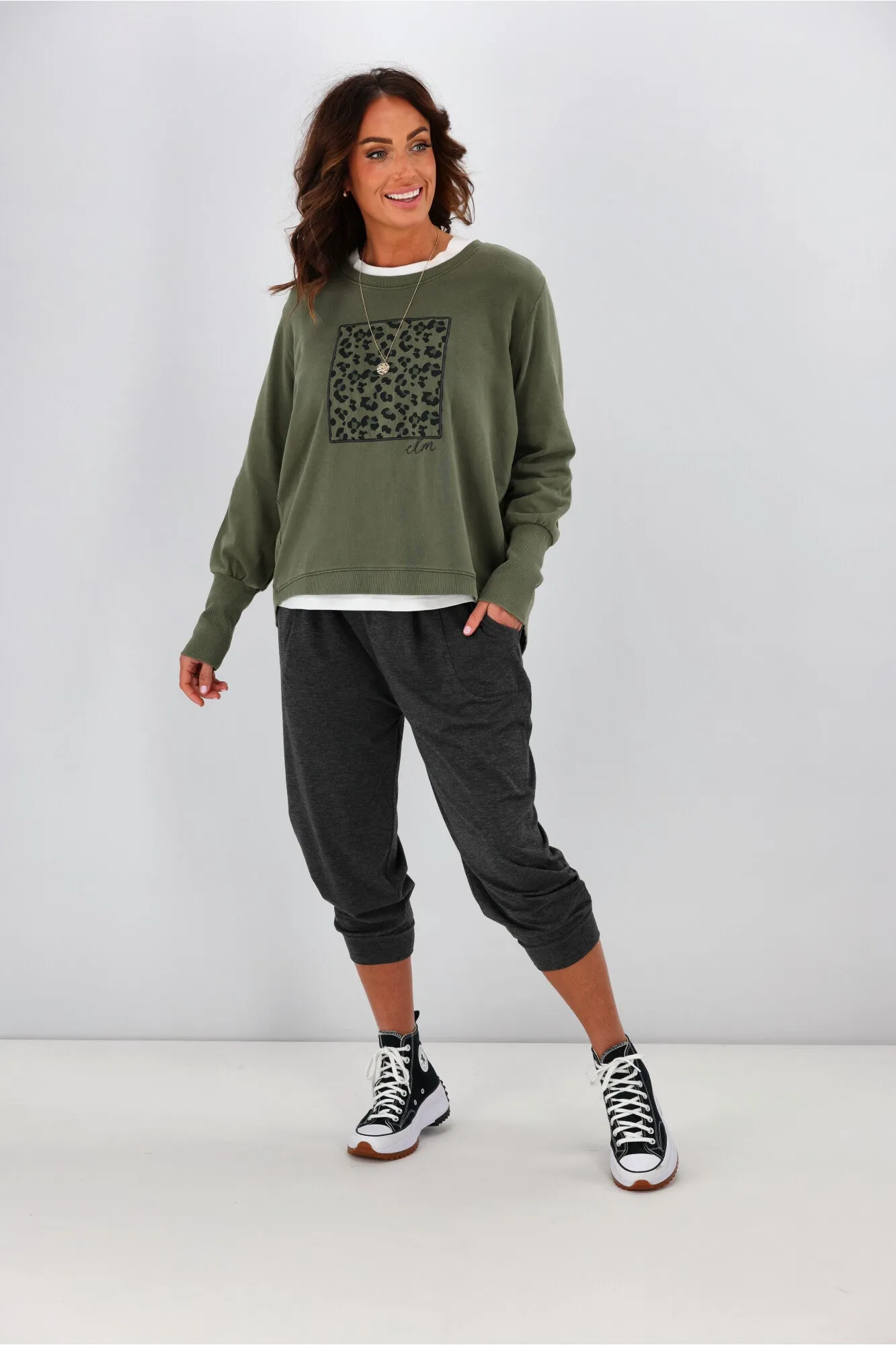 Elm Wild Card Crew Four Leaf Clover sold by Shine On product image thumbnail 2