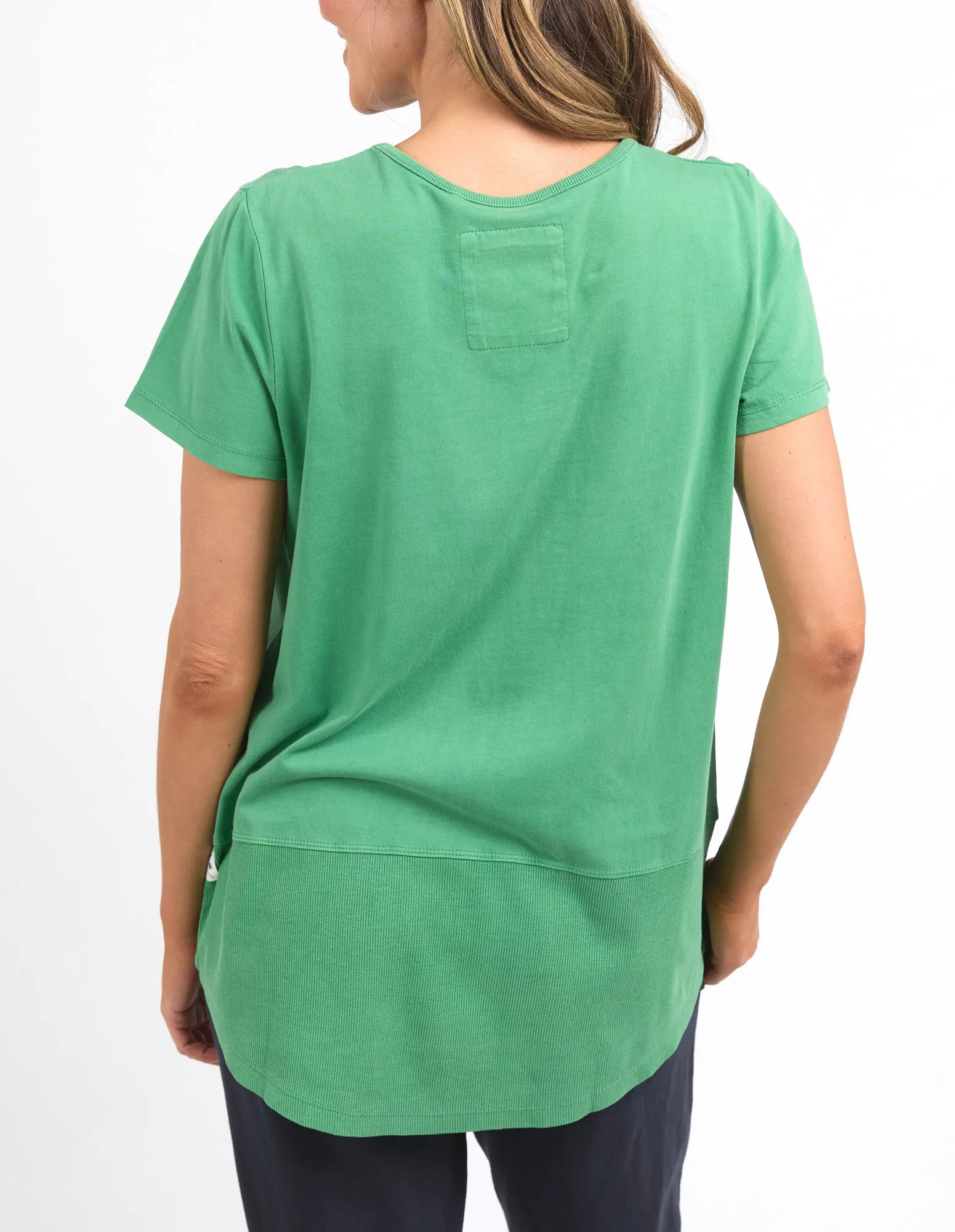Elm Rib S/S Tee Greenbriar sold by Shine On product image thumbnail 5