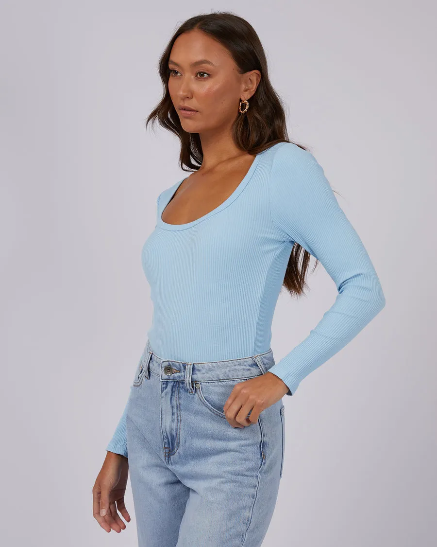 Silent Theory Hazel LS Tee Sky Blue sold by Shine On product image thumbnail 3