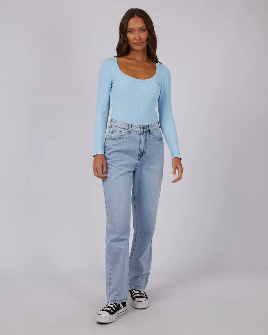 Silent Theory Hazel LS Tee Sky Blue sold by Shine On product image thumbnail 2