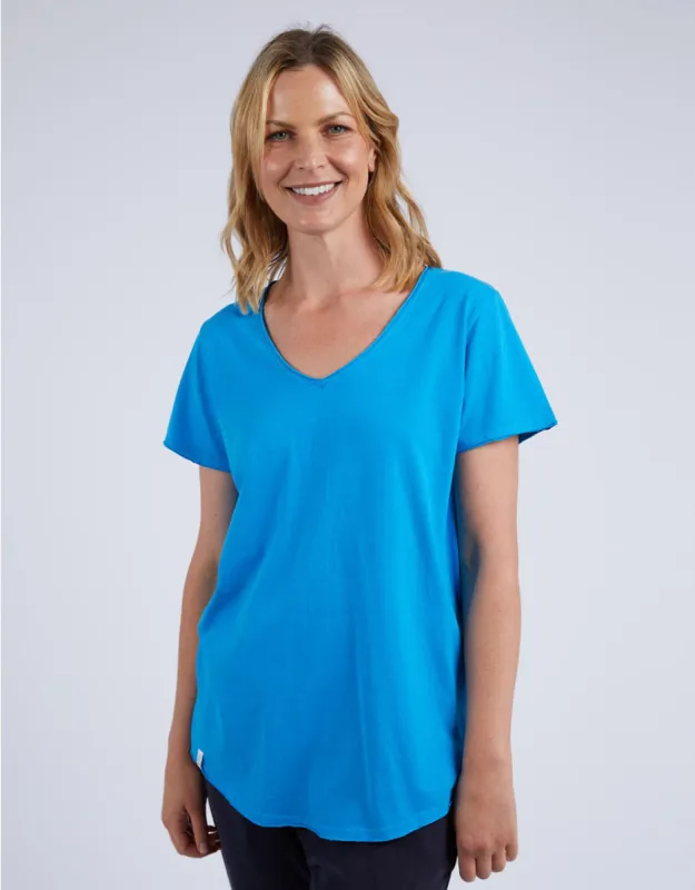 Elm Fundamental Vee Tee Ibiza Blue sold by Shine On
