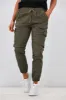 Wakee Denim Lucy Cargo Jean Khaki sold by Shine On