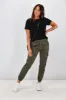 Wakee Denim Lucy Cargo Jean Khaki sold by Shine On