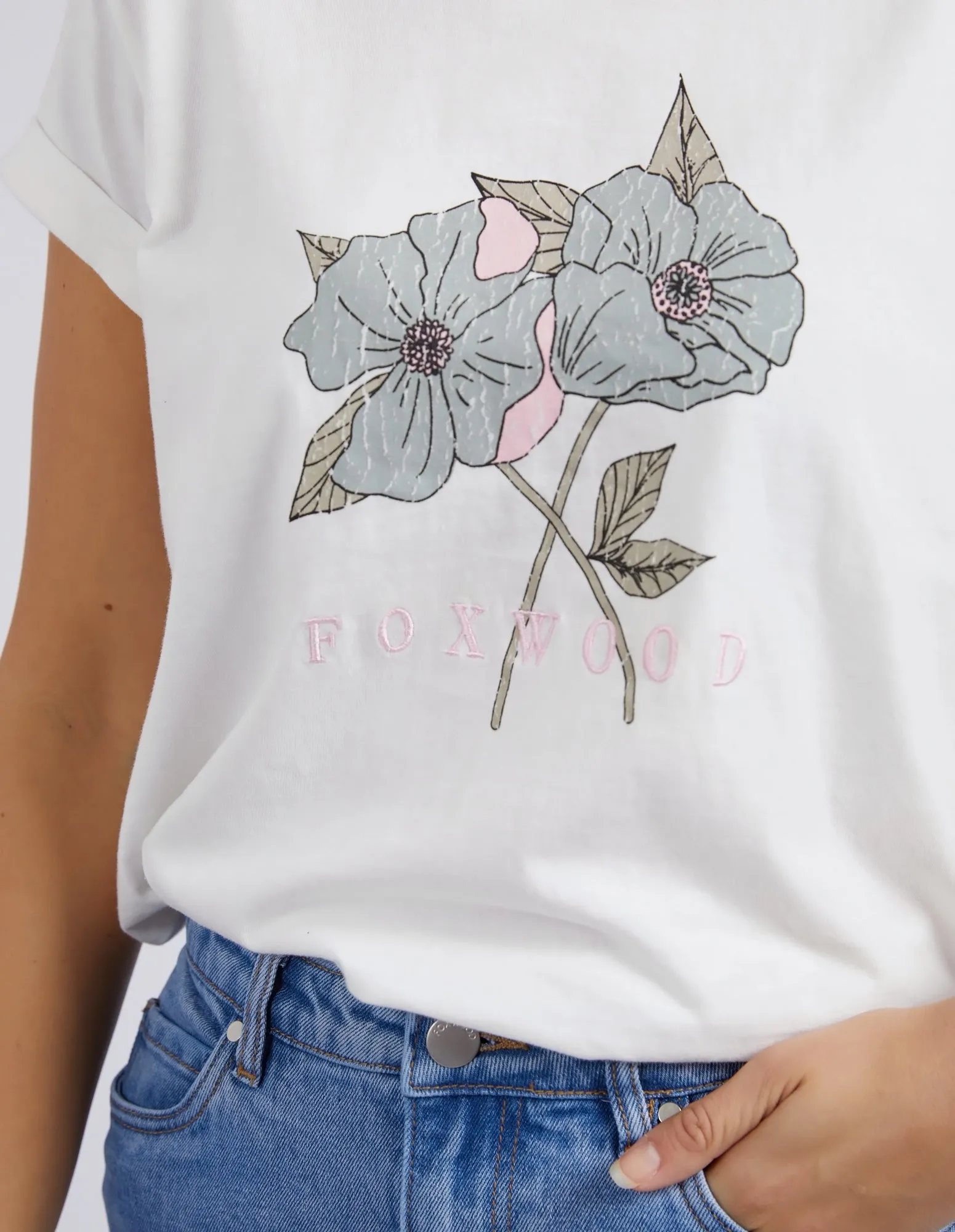 Foxwood Poppy Tee Vintage White sold by Shine On product image thumbnail 3
