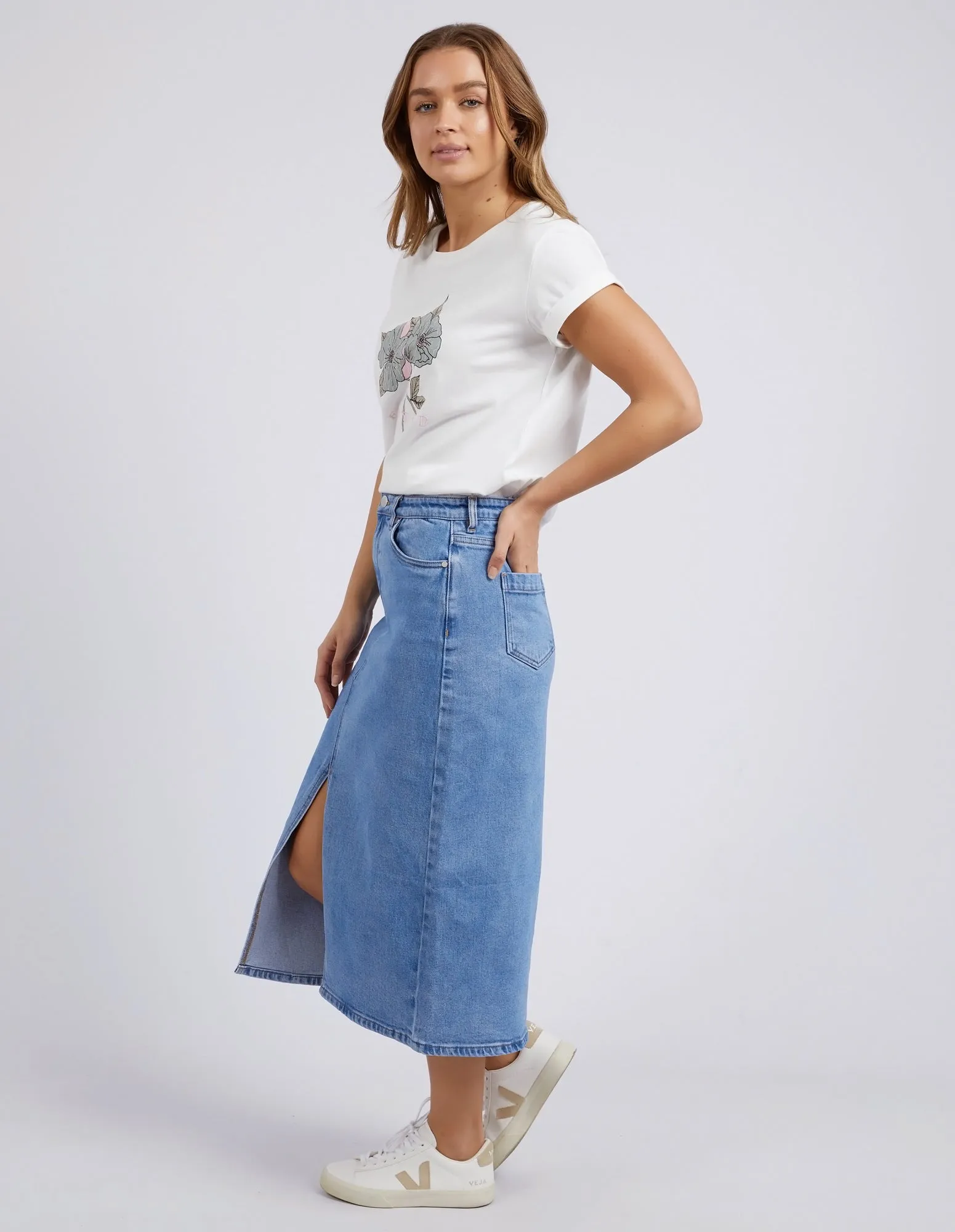 Foxwood Poppy Tee Vintage White sold by Shine On product image thumbnail 4
