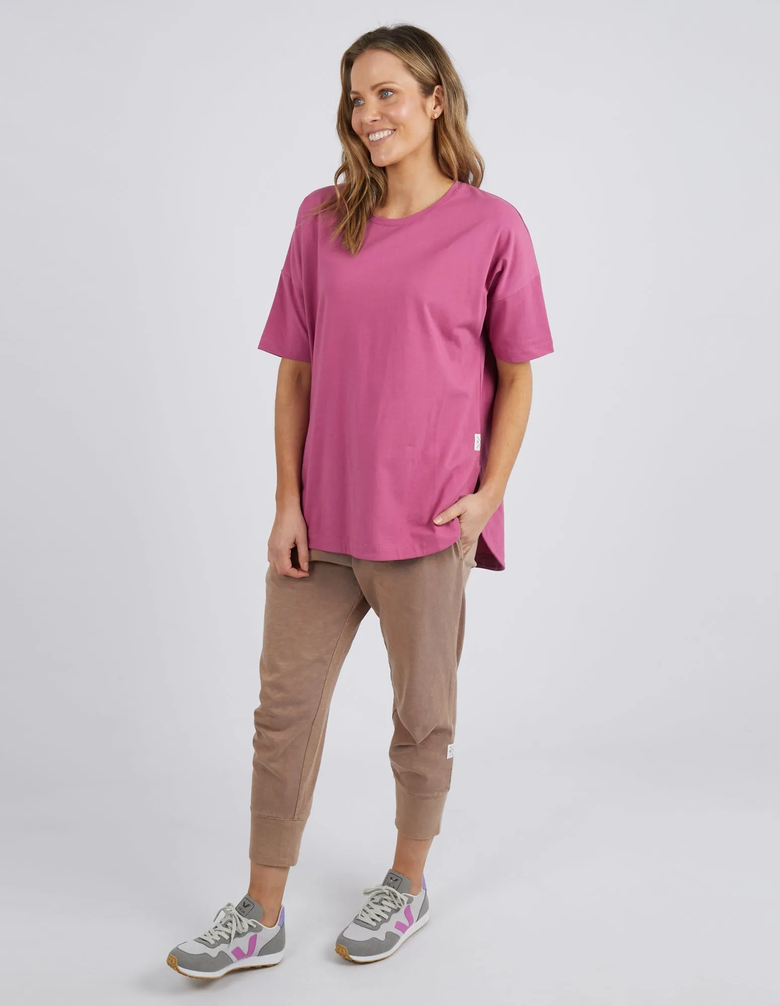 Elm Society S/S Tee Mulberry sold by Shine On product image thumbnail 3