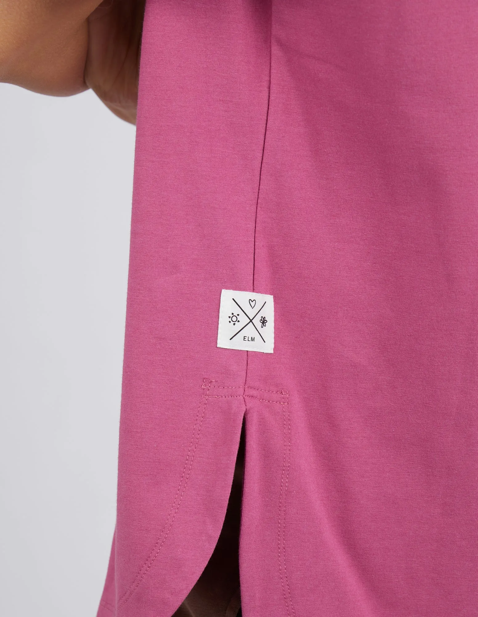 Elm Society S/S Tee Mulberry sold by Shine On product image thumbnail 4