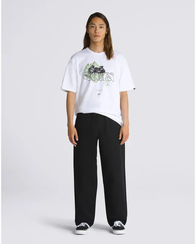 Vans Mens Range Baggy Tapered Elastic Waist Pant Black sold by Shine On