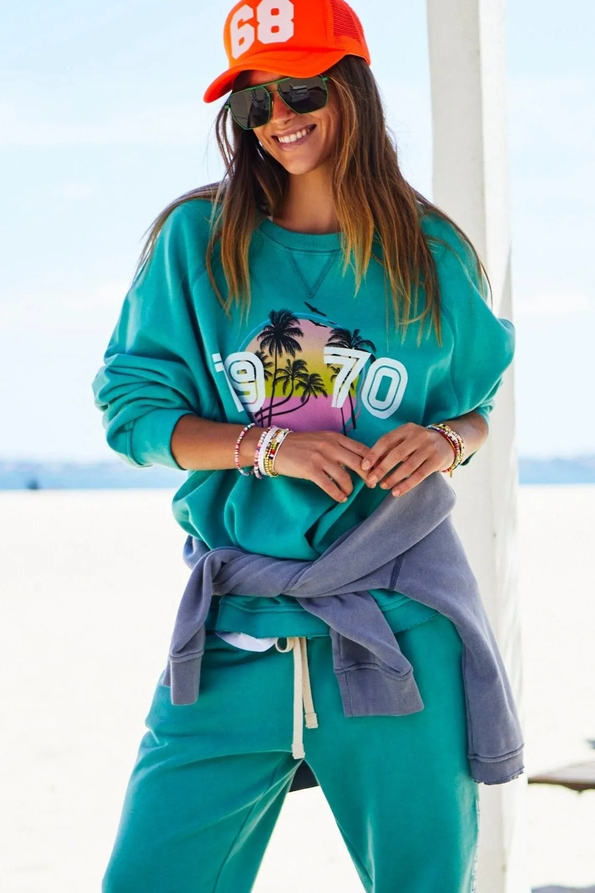 Hammill + Co Beach Vintage Sweat Jade sold by Shine On product image thumbnail 4