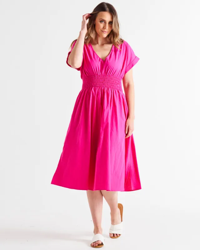 Betty Basics Carrie Dress Miami Pink sold by Shine On