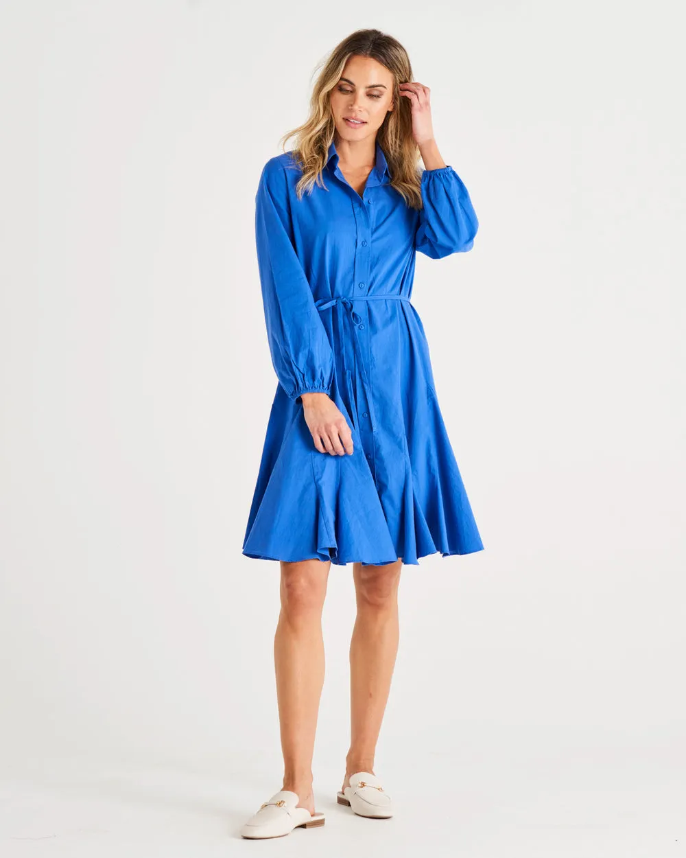 Betty Basics Jada Dress Iris Blue sold by Shine On product image thumbnail 4