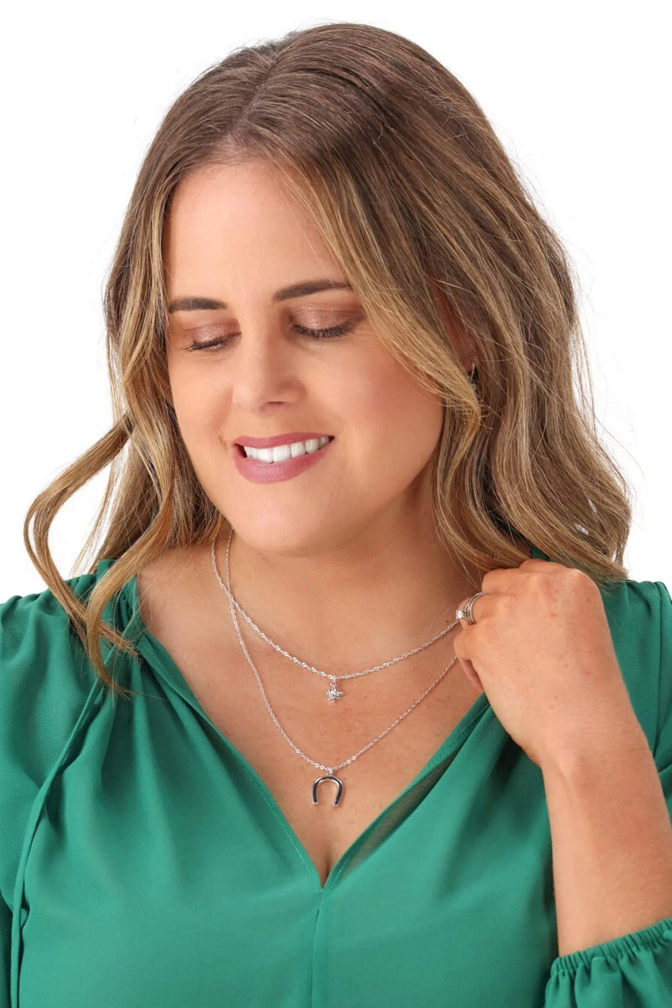 Shine On Label Lucky Necklace Set Silver sold by Shine On product image thumbnail 4