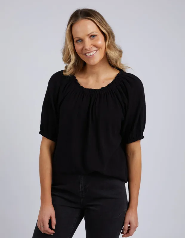 Foxwood Ryleigh Keyhole Top Black sold by Shine On