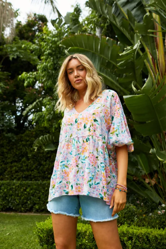 Isle of Mine Flora Relaxed Top Salt Hydrangea sold by Shine On