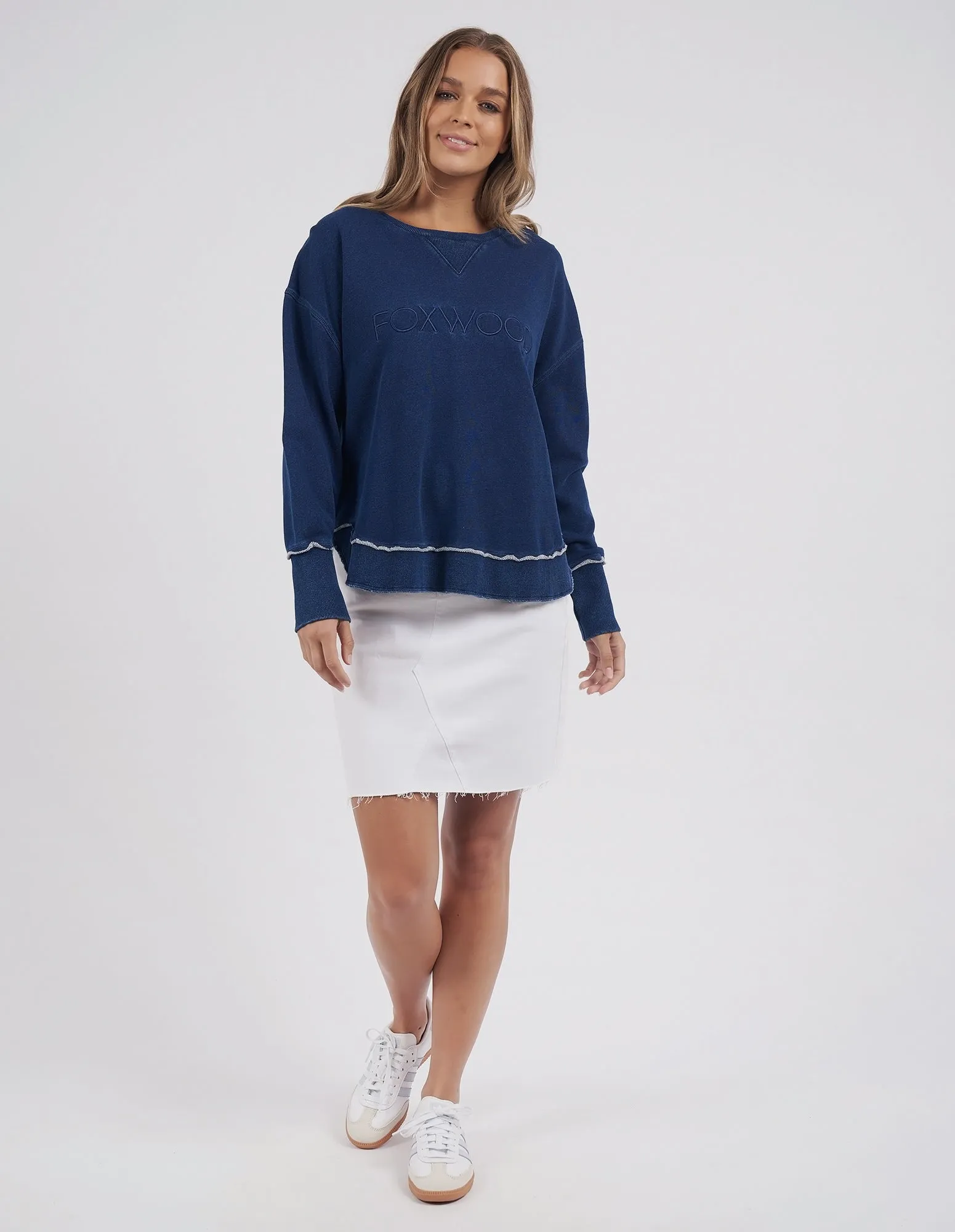 Foxwood Simplified Crew Denim sold by Shine On product image thumbnail 3