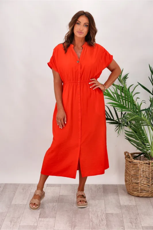 Betty Basics Simone Dress Cherry Tomato sold by Shine On