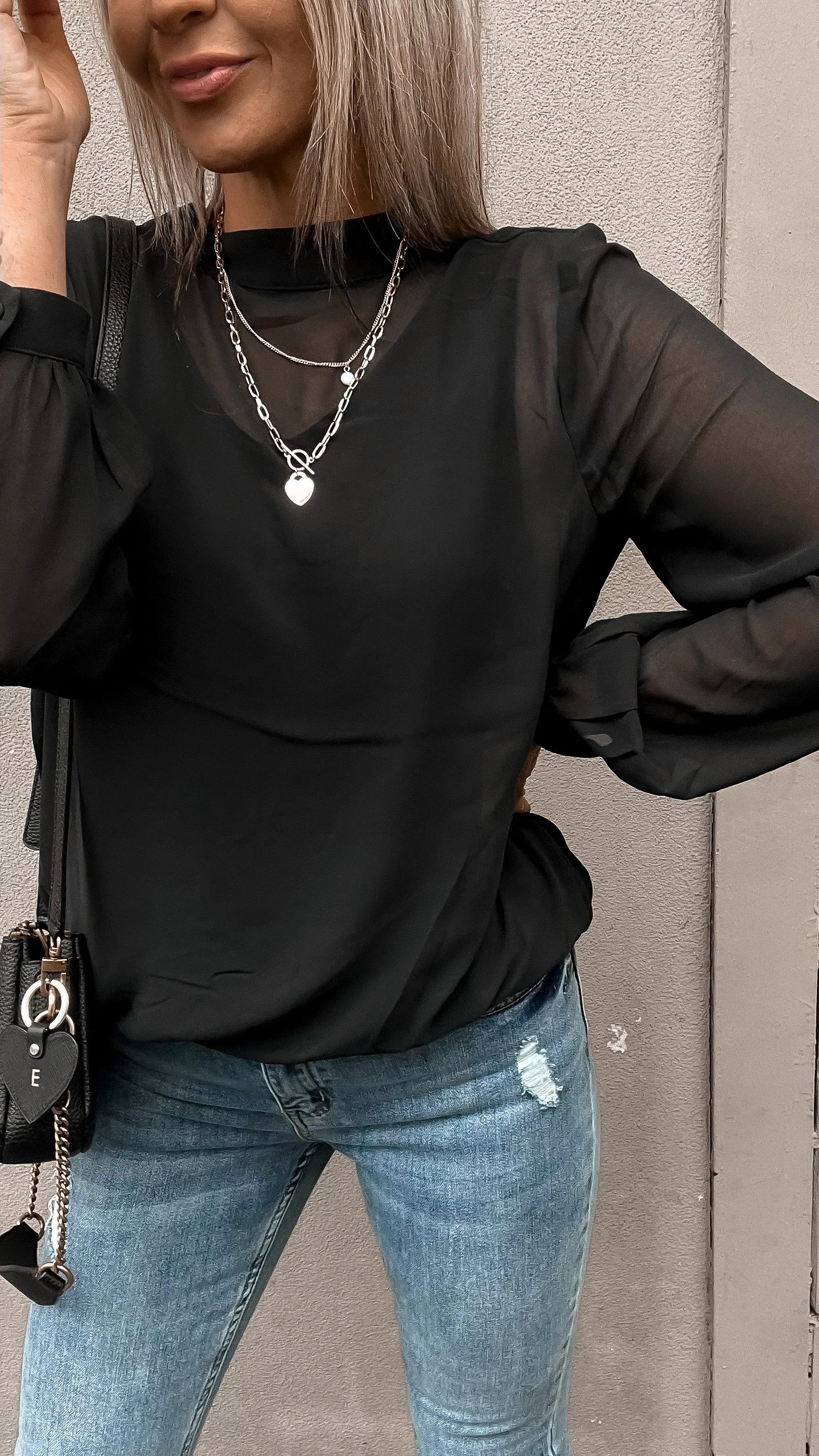 Foxwood City Lights Top Black sold by Shine On product image thumbnail 2