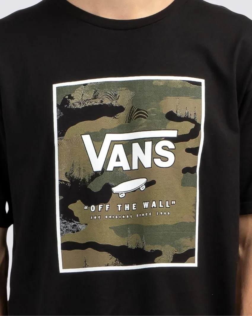 Vans Mens Classic Print Box Black Deep Forest sold by Shine On product image thumbnail 2
