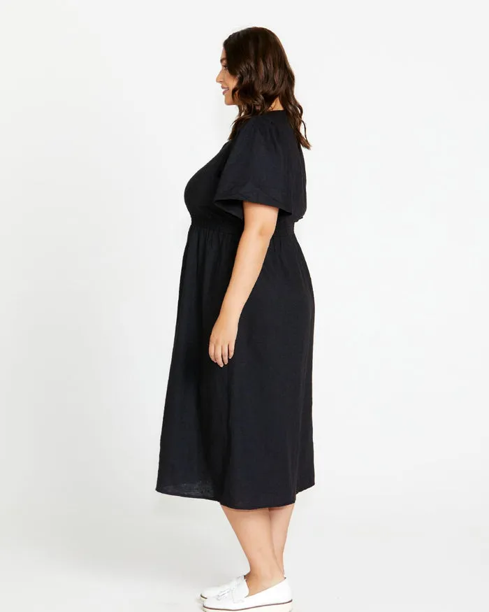 Betty Basics Whitney Dress Coal sold by Shine On product image thumbnail 3