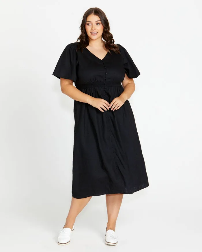 Betty Basics Whitney Dress Coal sold by Shine On product image thumbnail 2