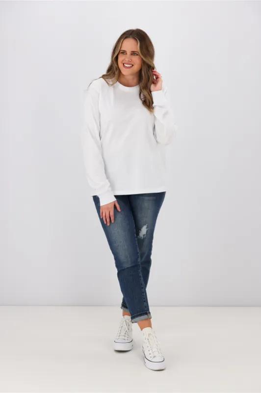 As Colour Dice Long Sleeve Tee White sold by Shine On