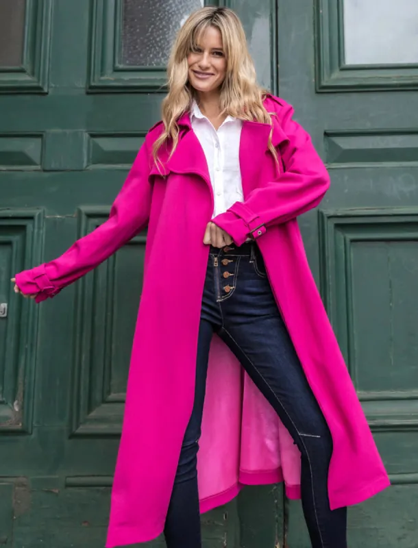 Leoni Luca Coat Pink sold by Shine On