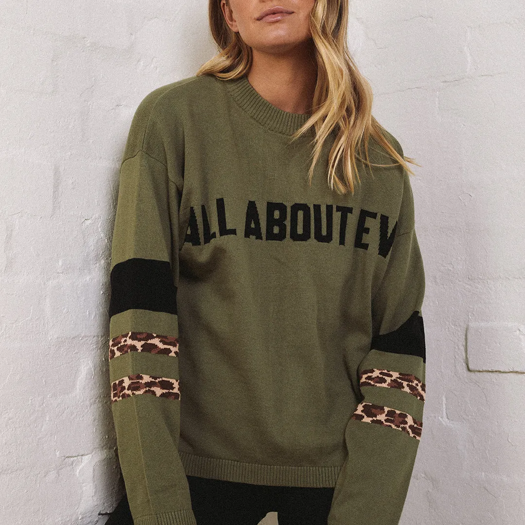 All About Eve Jordan Panelled Knit Khaki sold by Shine On product image thumbnail 2