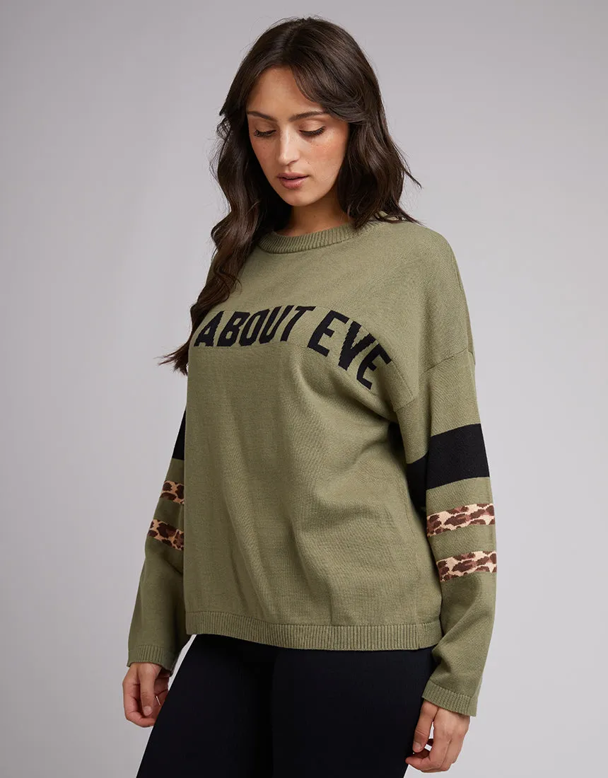 All About Eve Jordan Panelled Knit Khaki sold by Shine On product image thumbnail 3