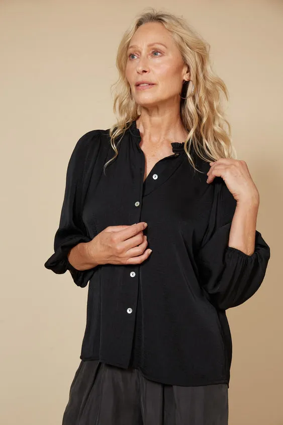 eb&ive Winona Blouse Ebony sold by Shine On product image thumbnail 5