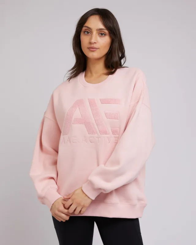 All About Eve Base Active Crew Pink sold by Shine On