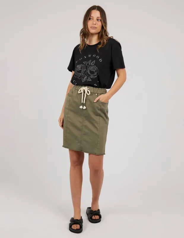 Foxwood Dixie Skirt Khaki sold by Shine On