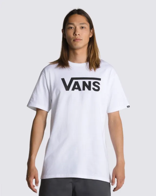 Vans Mens Classic Tee White Black sold by Shine On
