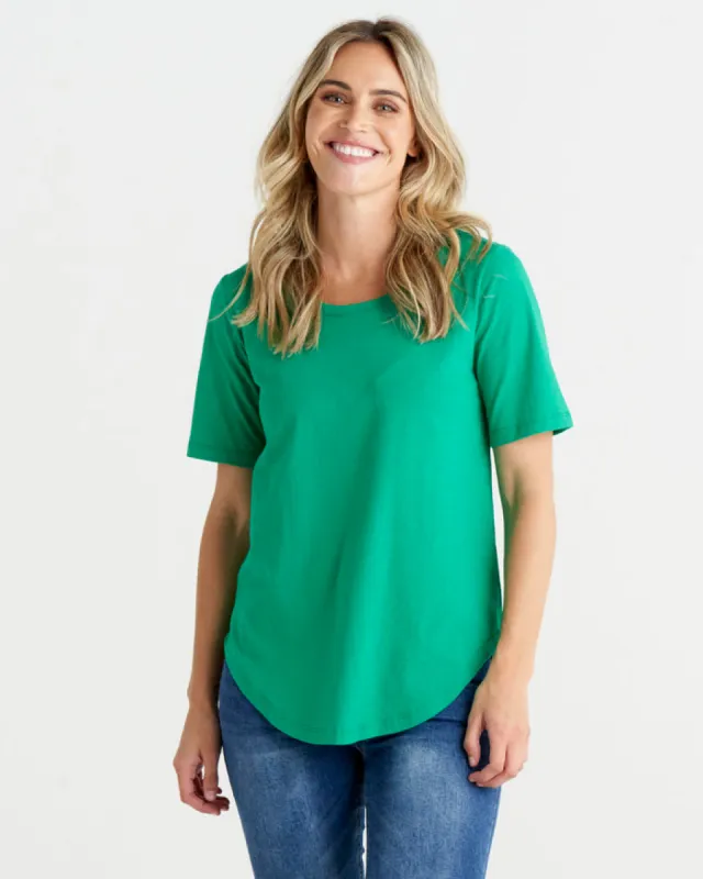 Betty Basics Ariana Tee Jade sold by Shine On