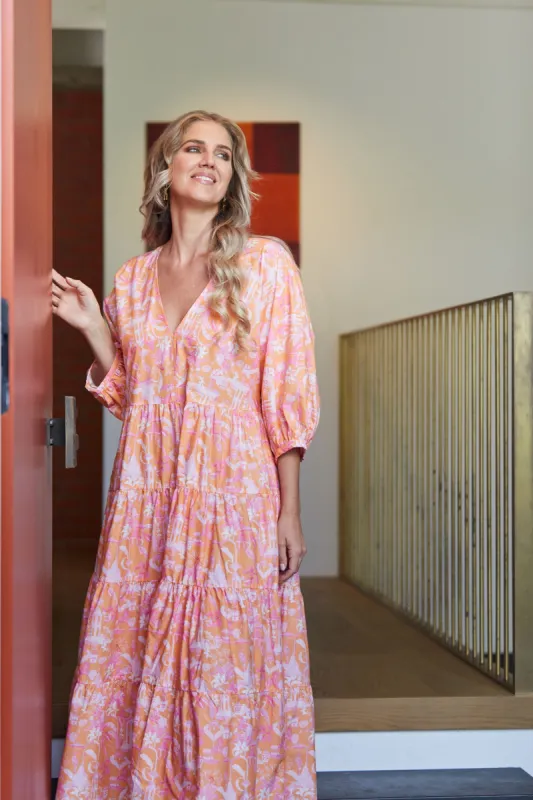 Stella + Gemma Gia Dress Tulleries Topaz sold by Shine On