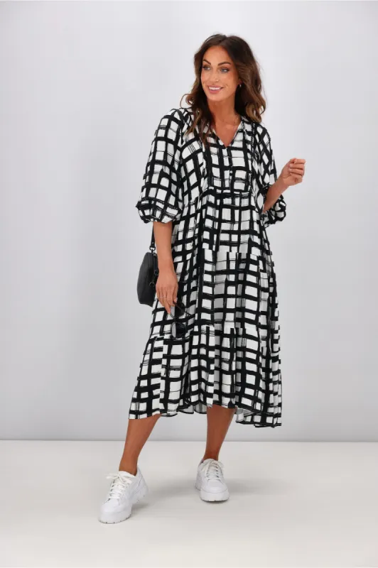 Boho Australia Eloise Dress Black sold by Shine On