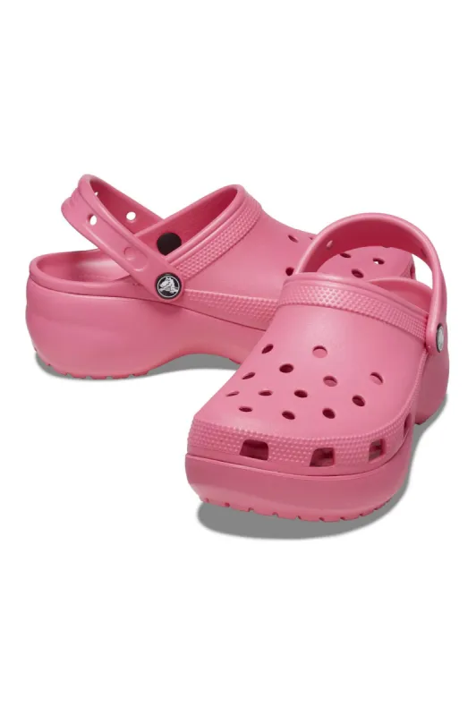 Crocs Classic Platform Clog Hyper Pink sold by Shine On