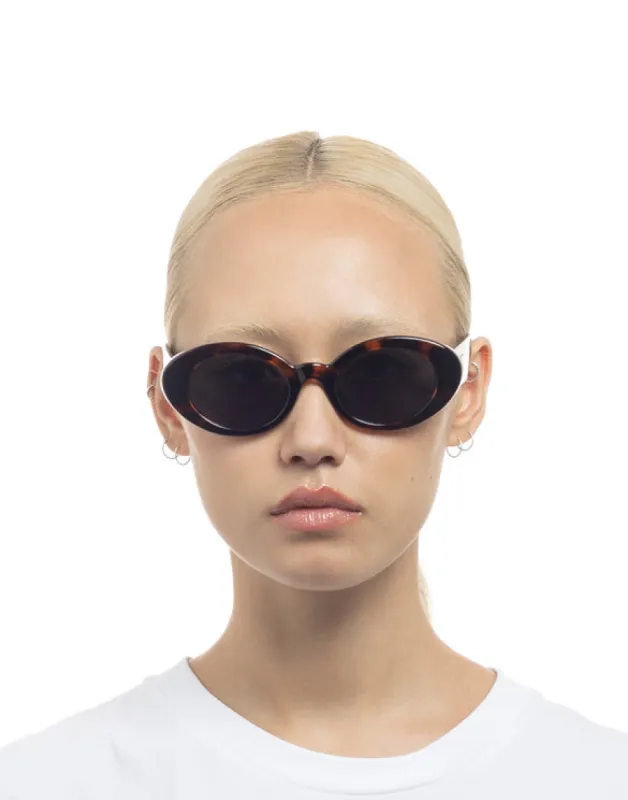 Le Specs Nouveau Vie Sunglasses Dark Tort sold by Shine On
