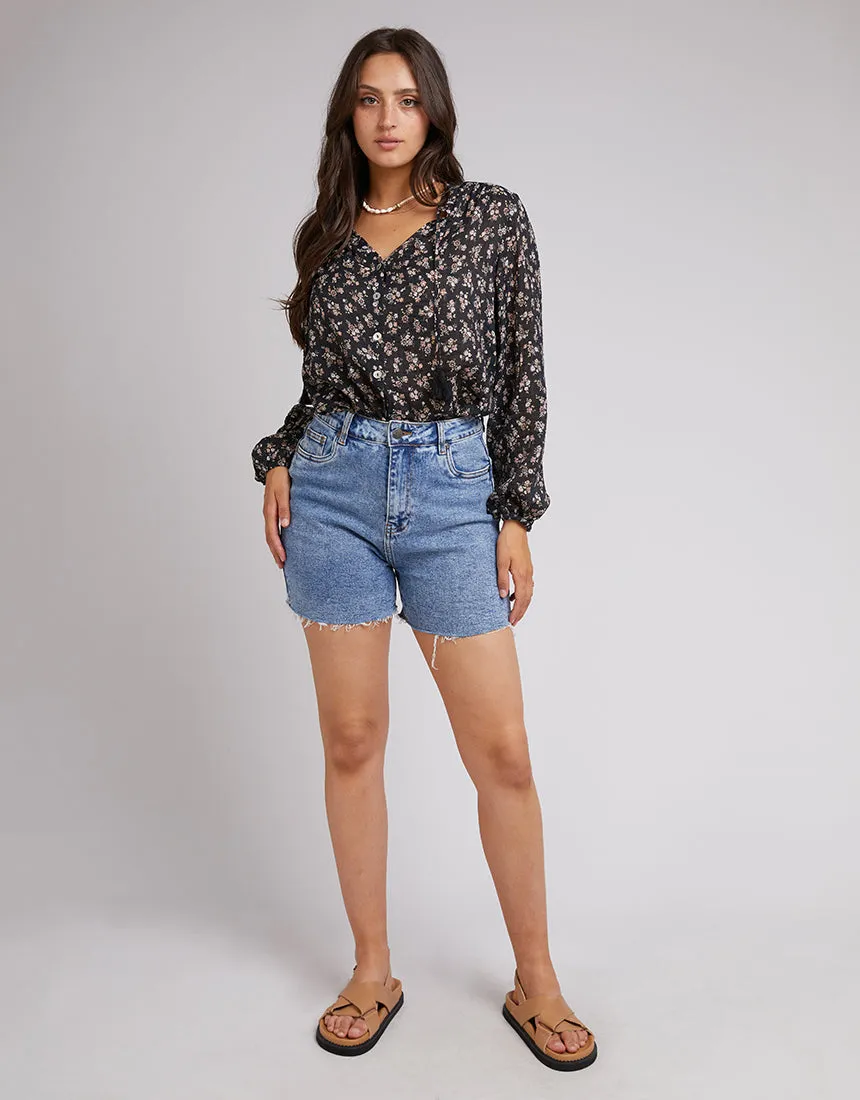 All About Eve Maya Floral Shirt Black sold by Shine On product image thumbnail 2