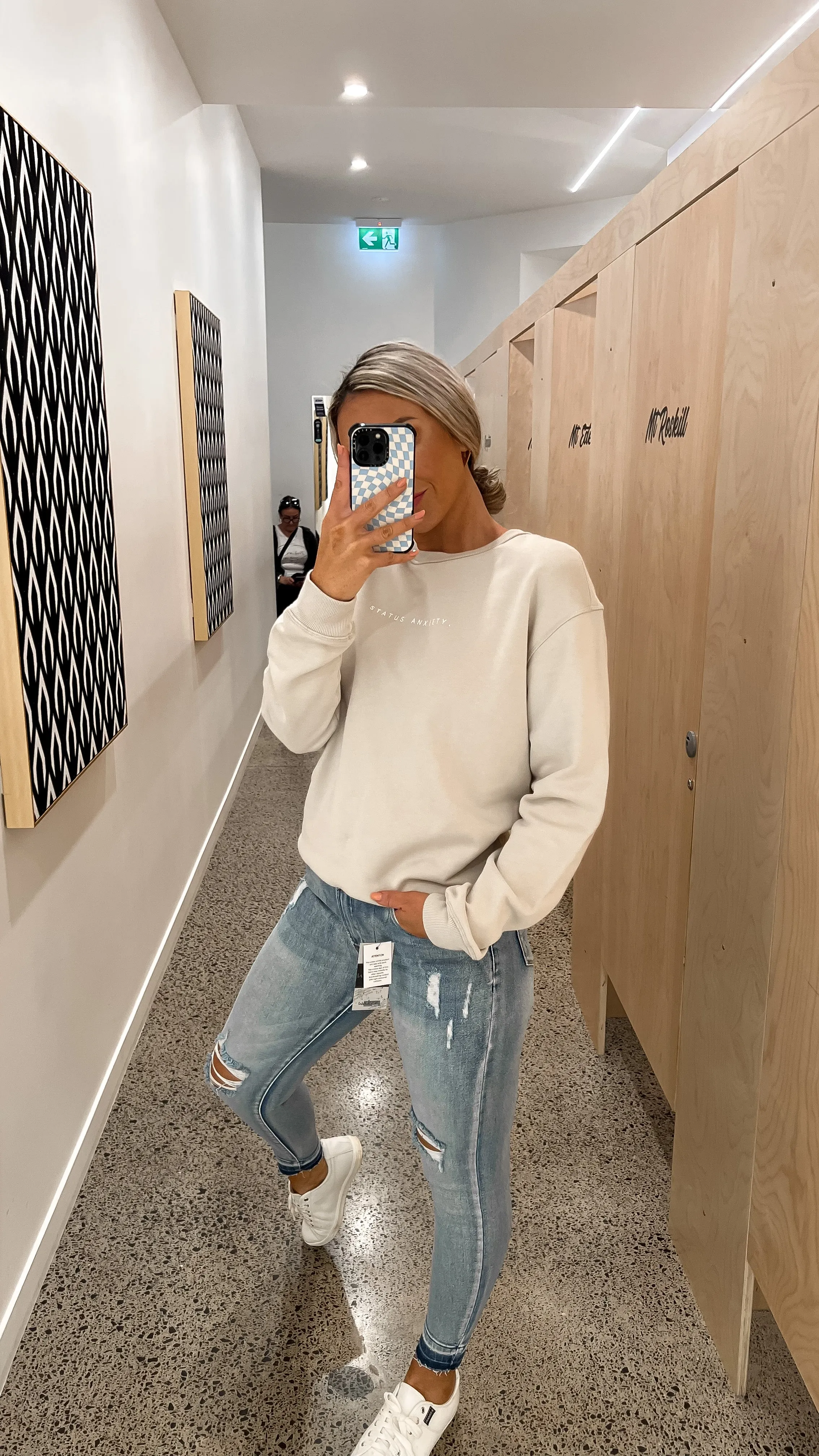 Wakee Georgia Ripped Jean Blue sold by Shine On product image thumbnail 4