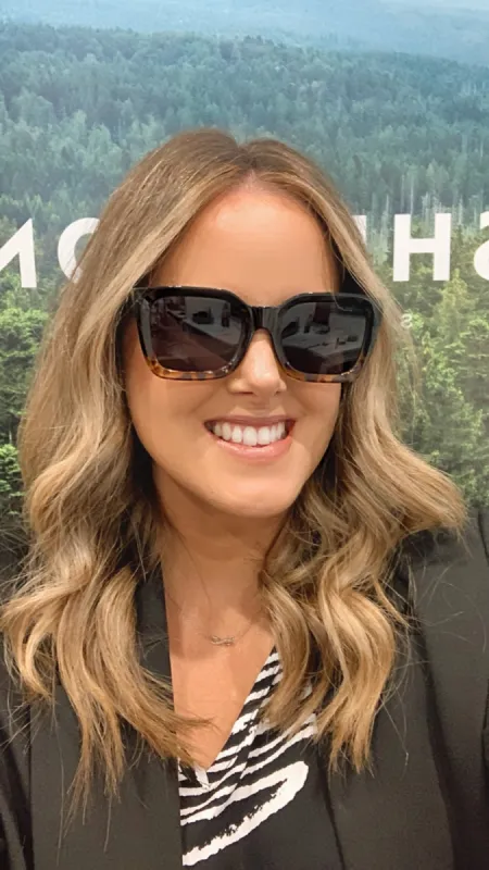 Aire Abstraction Sunglasses Black/ Tort sold by Shine On