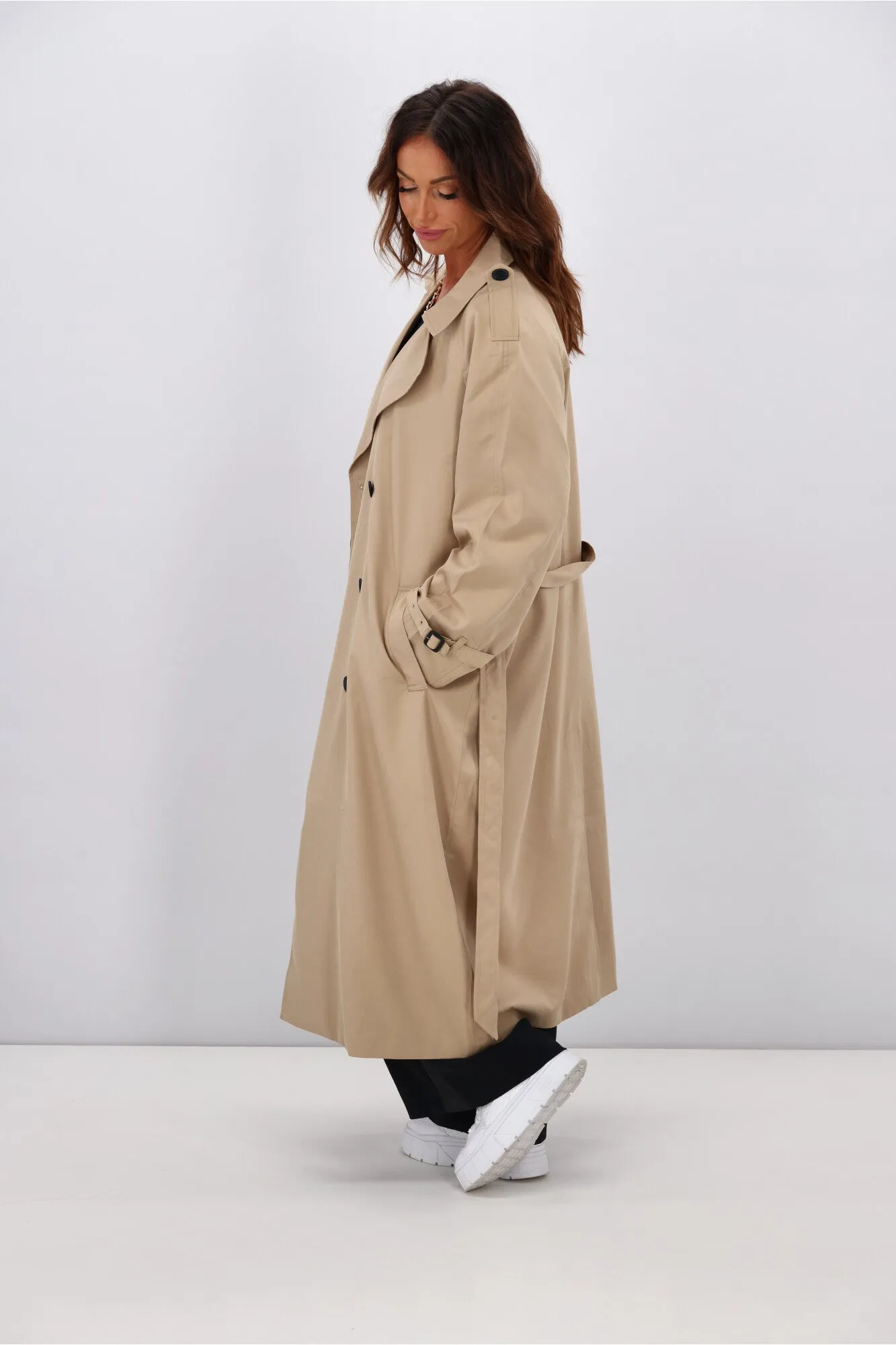 ONLY Chloe Trench Coat Tannin sold by Shine On product image thumbnail 5
