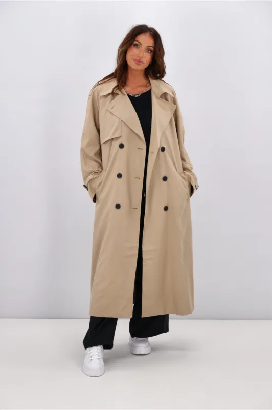 ONLY Chloe Trench Coat Tannin sold by Shine On