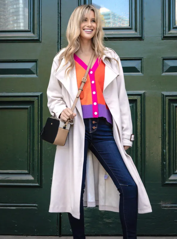 Leoni Luca Coat Sand sold by Shine On